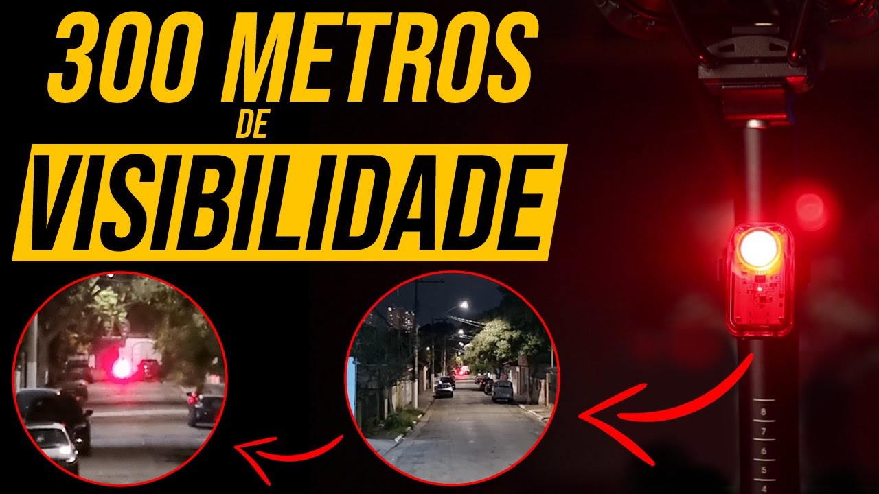 Lanterna Traseira Bike Noturna Diurna Elleven com Visibilidade de 300 Metros - TioChicoShop