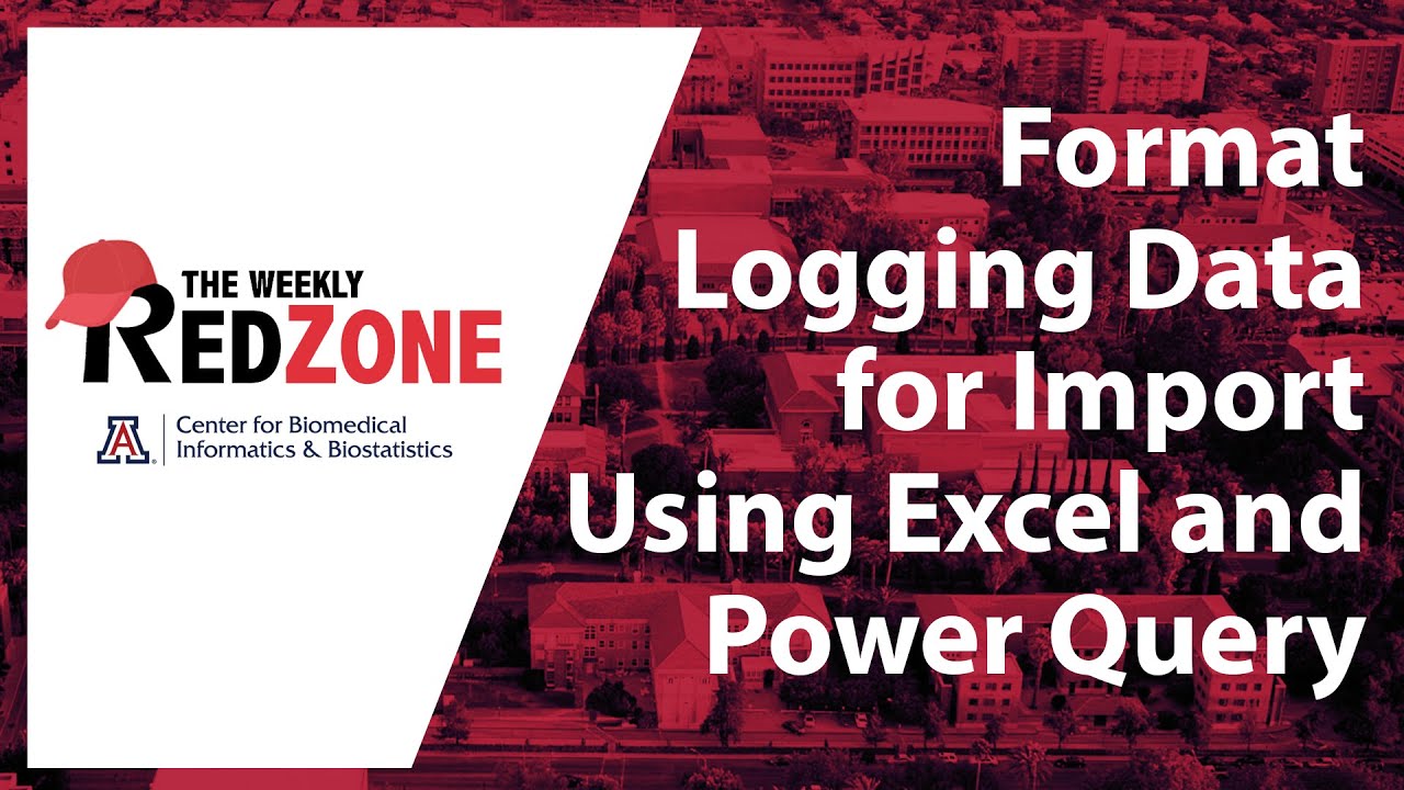 REDZone - Format Logging Data for Import Using Excel and Power Query
