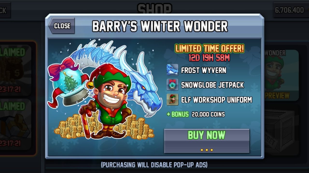 Jetpack Joyride Xmas Gameplay 2022!