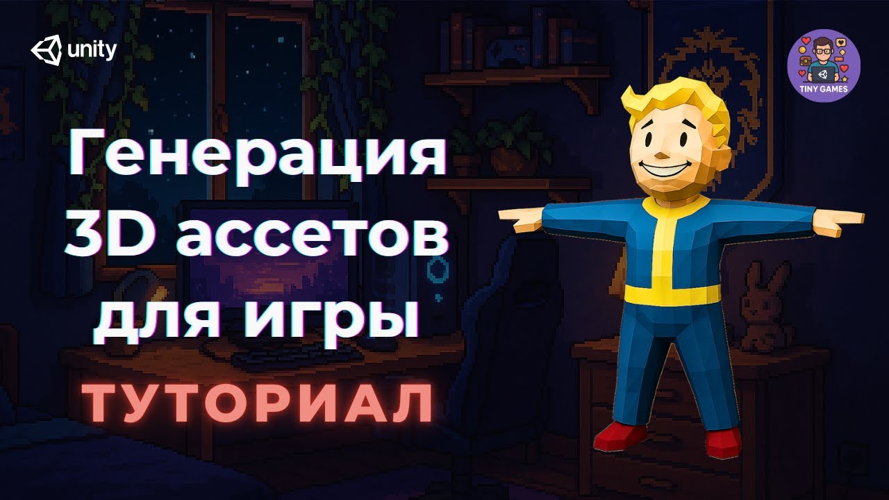Создаем игровые 3D-ассеты БЕСПЛАТНО с помощью ИИ и Blender