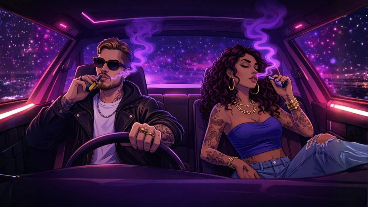 420 Vibe Night Ride 🌙 Chill Rap & Hazy Hip-Hop Playlist | NightRide Mood