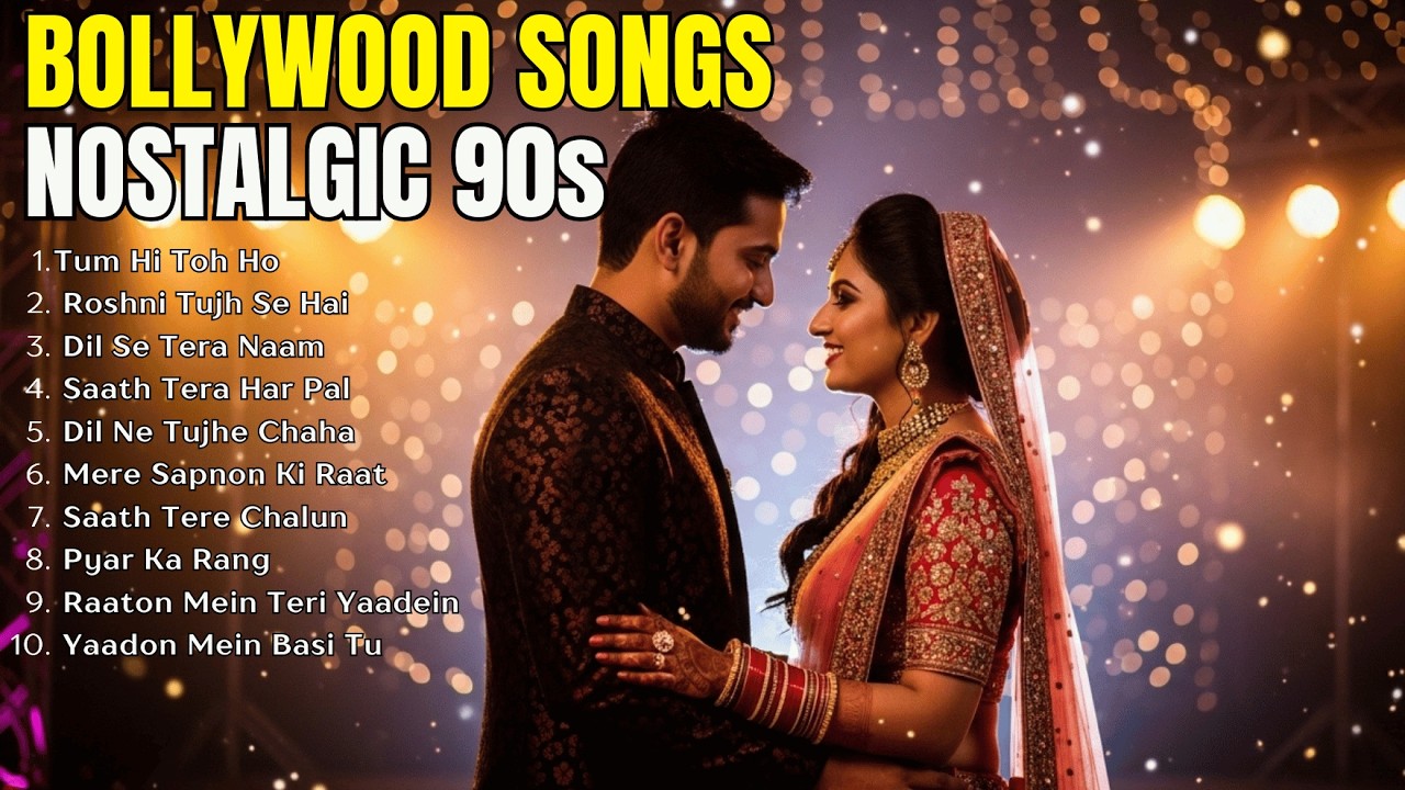 LIVE 90s Bollywood Love Songs ❤️ Classic Hindi Romantic Hits for Relaxing Nights | Bollywood Rhyme
