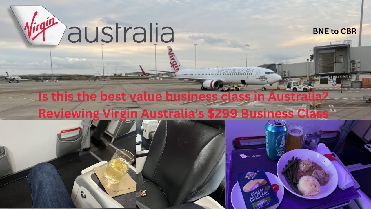 Virgin Australia Brisbane to Canberra Boeing 737 Business Class Review