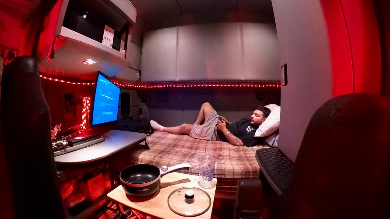 Solo Overnight Truck Camping In A Severe Storm