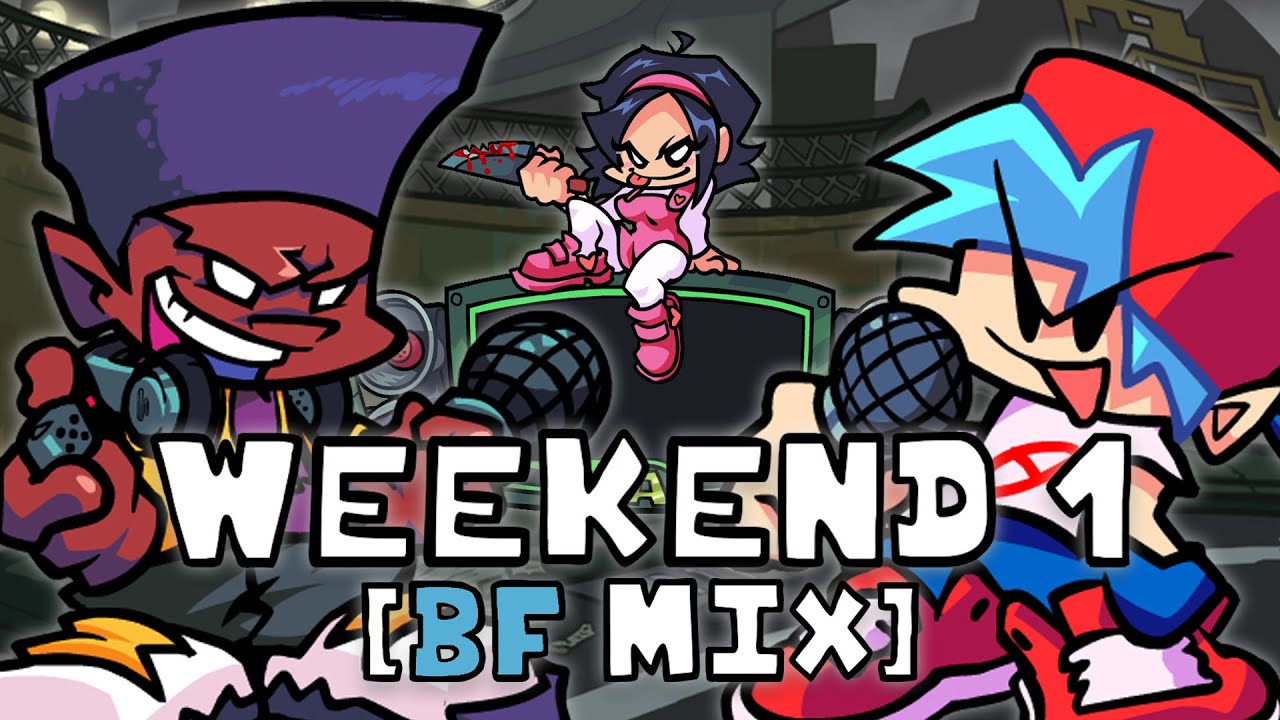 Friday Night Funkin' - WeekEnd 1 but BF sings it (WeekEnd 1 Boyfriend Mix)