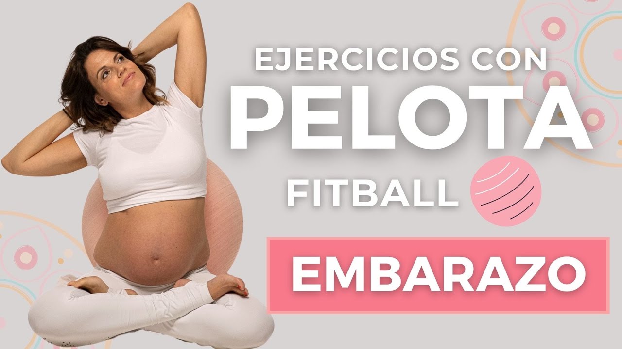 Ejercicios con pelota para #embarazadas o fitball 🤰🏼🤍|  Movilidad de la pelvis para el #parto.