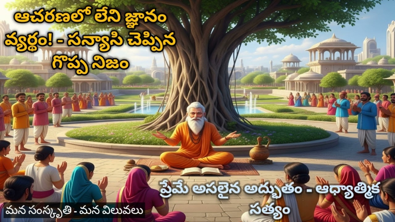 ఆచరణలో లేని జ్ఞానం వ్యర్థం! - సన్యాసి చెప్పిన గొప్ప నిజం | ప్రేమే అసలైన అద్భుతం - ఆధ్యాత్మిక సత్యం