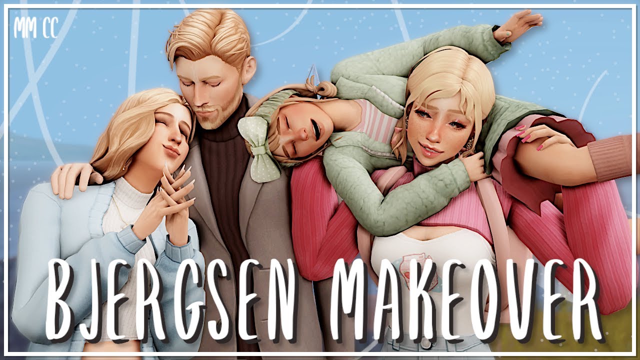 Bjergsen Family | The Sims 4 Create A Sim | Townie Makeover