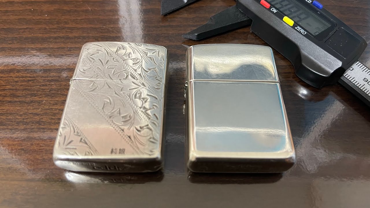 スターリングジッポー　ノーマルZIPPOとアーマーZIPPOの違い
