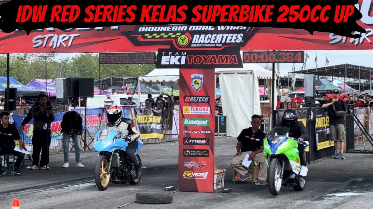 IDW RED SERIES 2023 SERI 1 KELAS SUPERBIKE 250cc UP | SKYE IKUTIN KELAS INI SERU JUGA NIH..