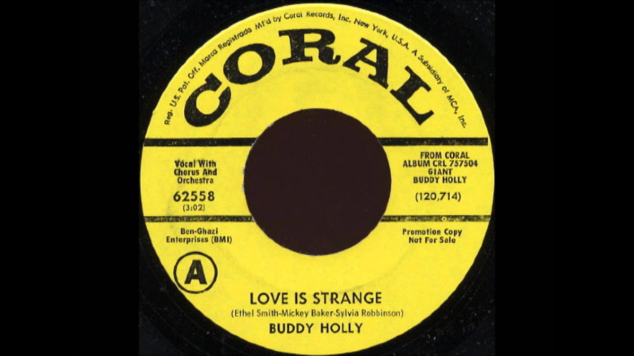 Buddy Holly - Love is strange - 1956