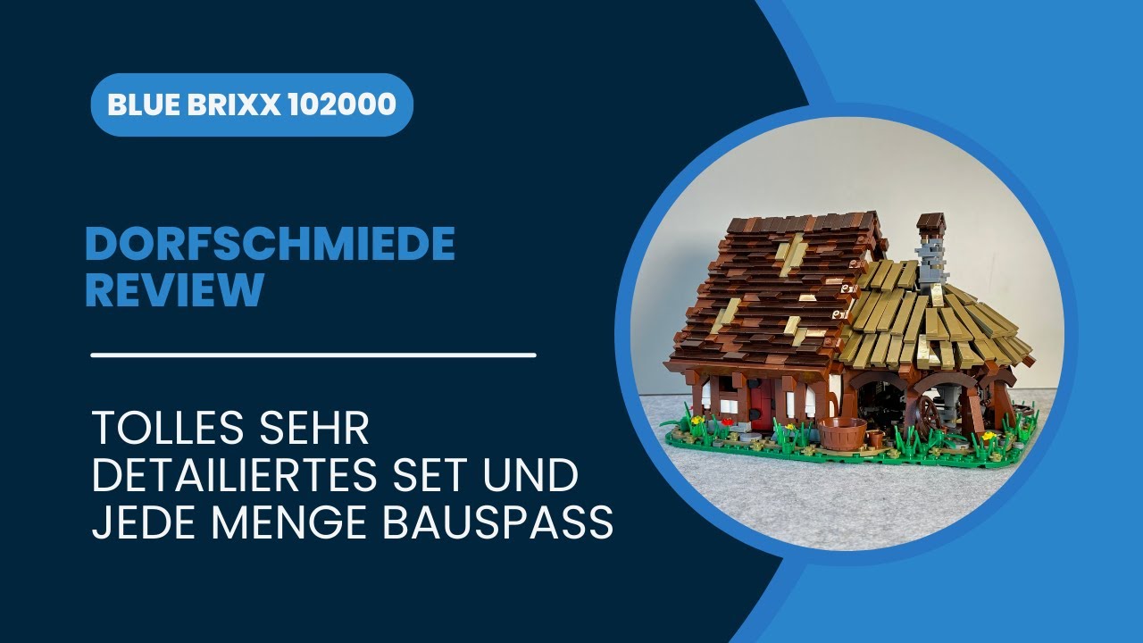 BlueBrixx  REVIEW / Dorfschmiede /  SET 102000 #bluebrixx