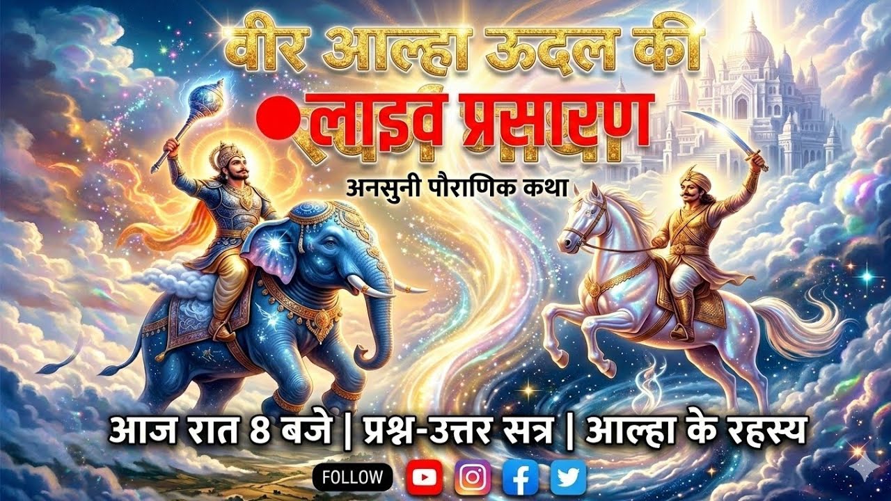 वीर आल्हा ऊदल की कहानी लाइव