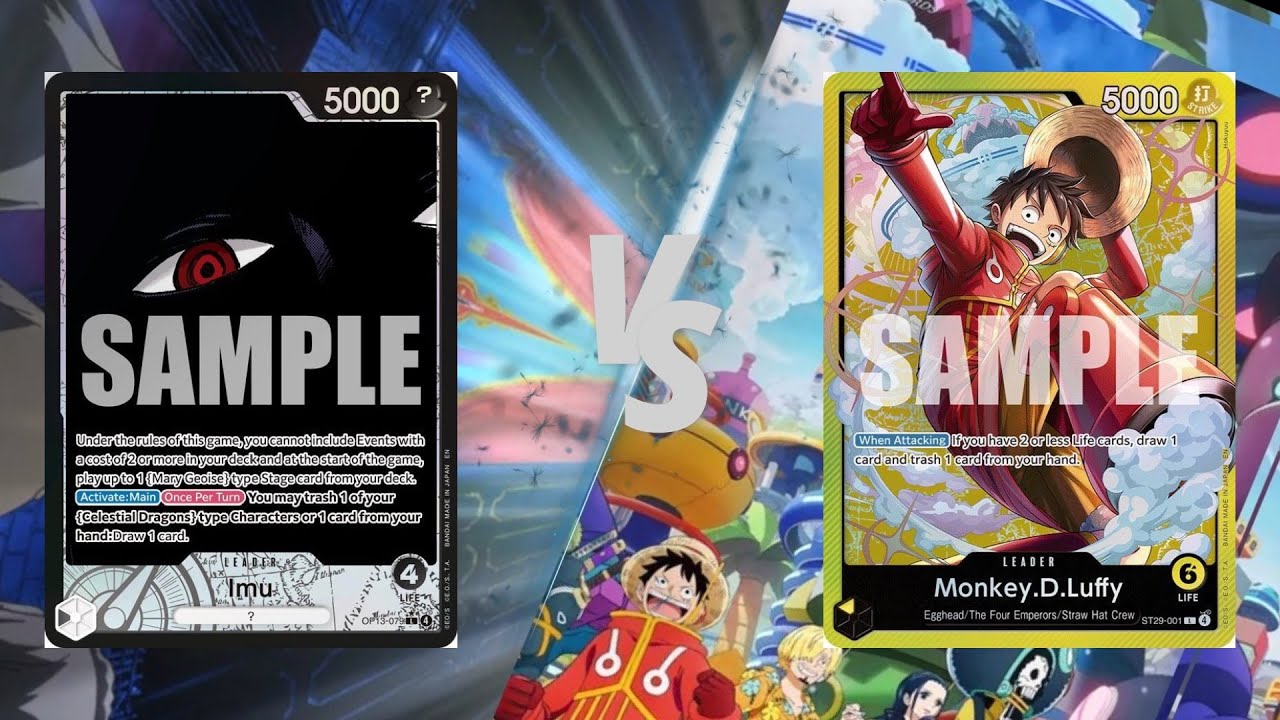 OP14/EB4 Paradox Pirate League Feb 5 FR: B Imu vs Y Luffy. Commentated by Ian & Mike from Dappers