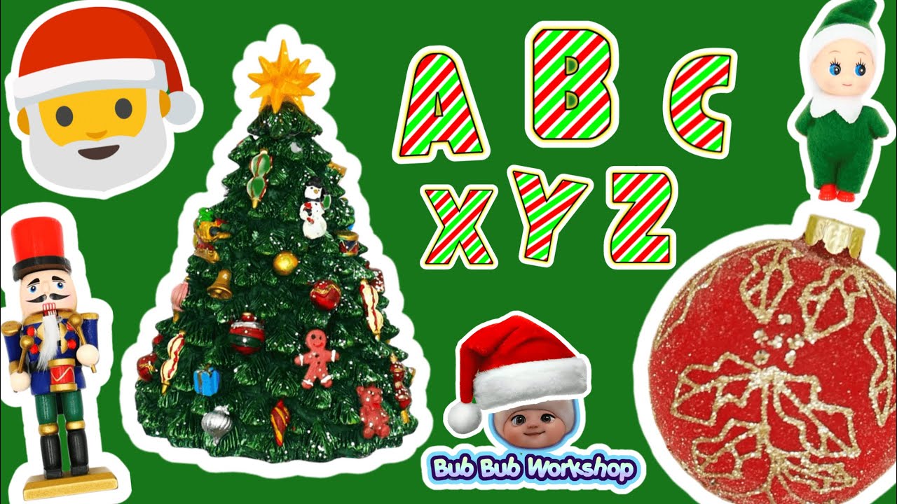 Best Christmas Learning Video for Babies and Toddlers | Christmas Alphabet | A to Z with Santa Claus