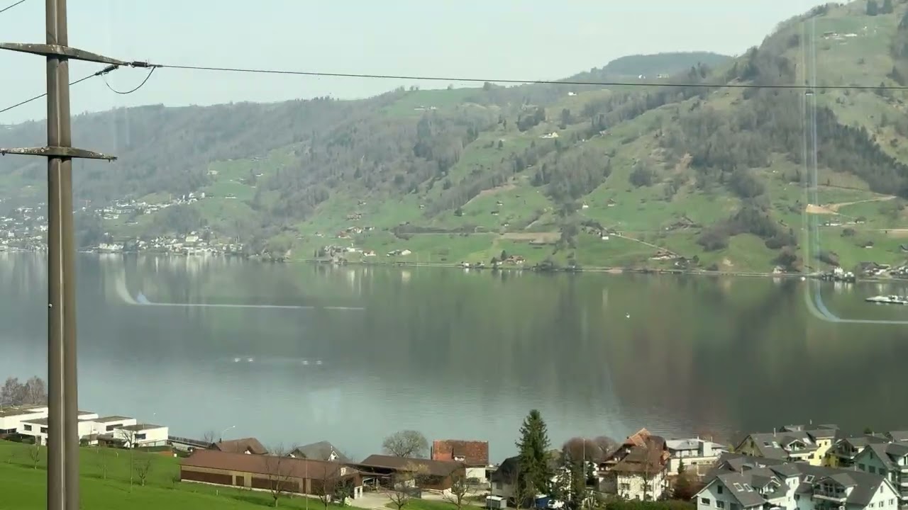 #lakeluzern #travel by train #switzerland 