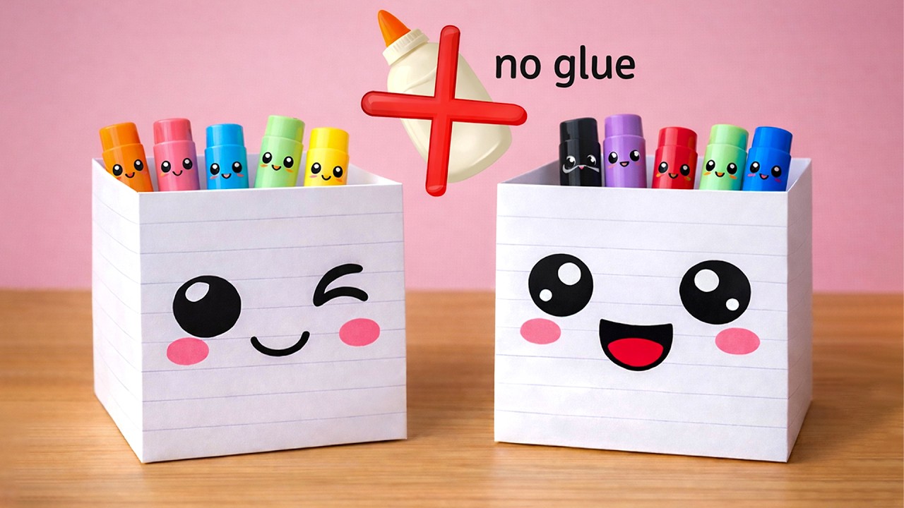 DIY Paper Box | Easy Origami Box Tutorial | How to make a Box (No Glue) #shorts