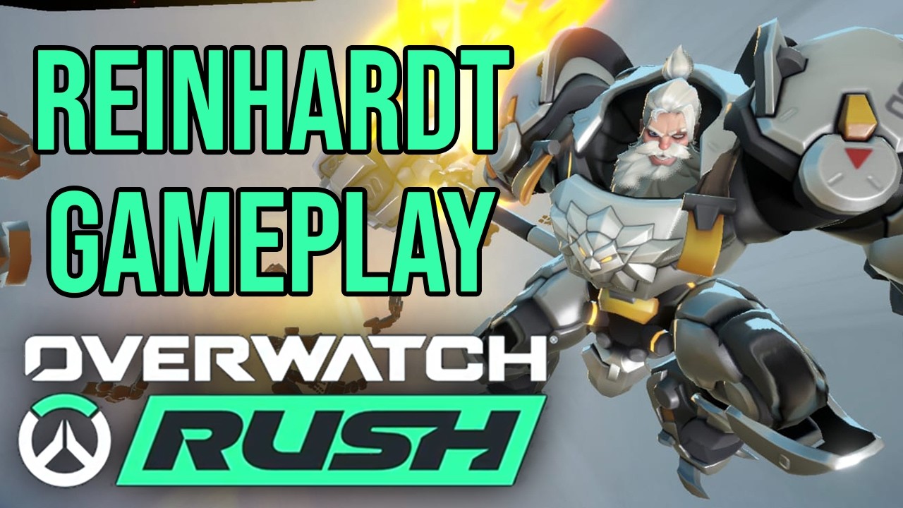Reinhardt Gameplay | Overwatch Rush