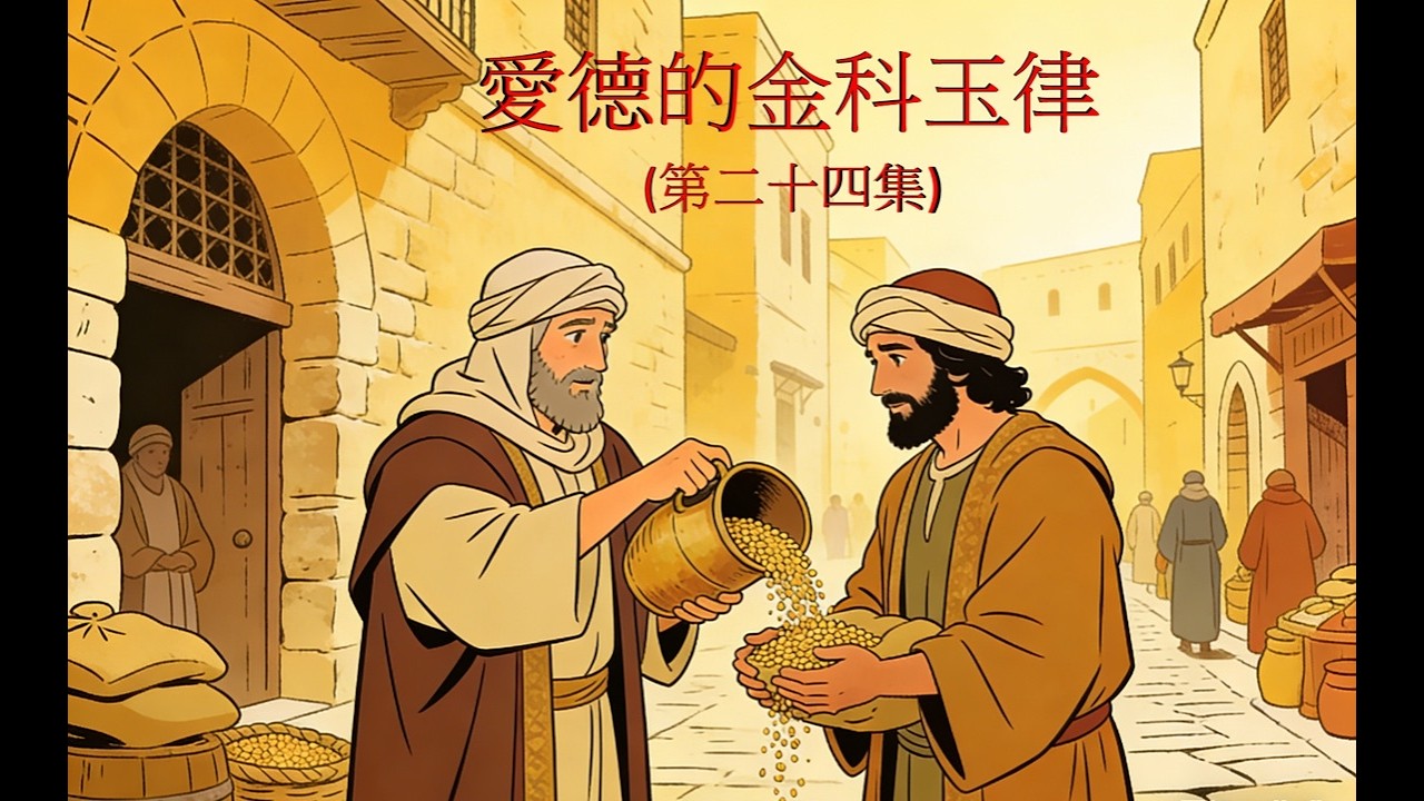 耶穌公開傳教首年(24)-愛德的金科玉律 (路6:27-40，43-46) (普通話)#AI生成