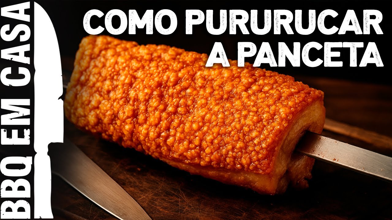 PANCETA PURURUCA FEITA NO ESPETO DA CHURRASQUEIRA
