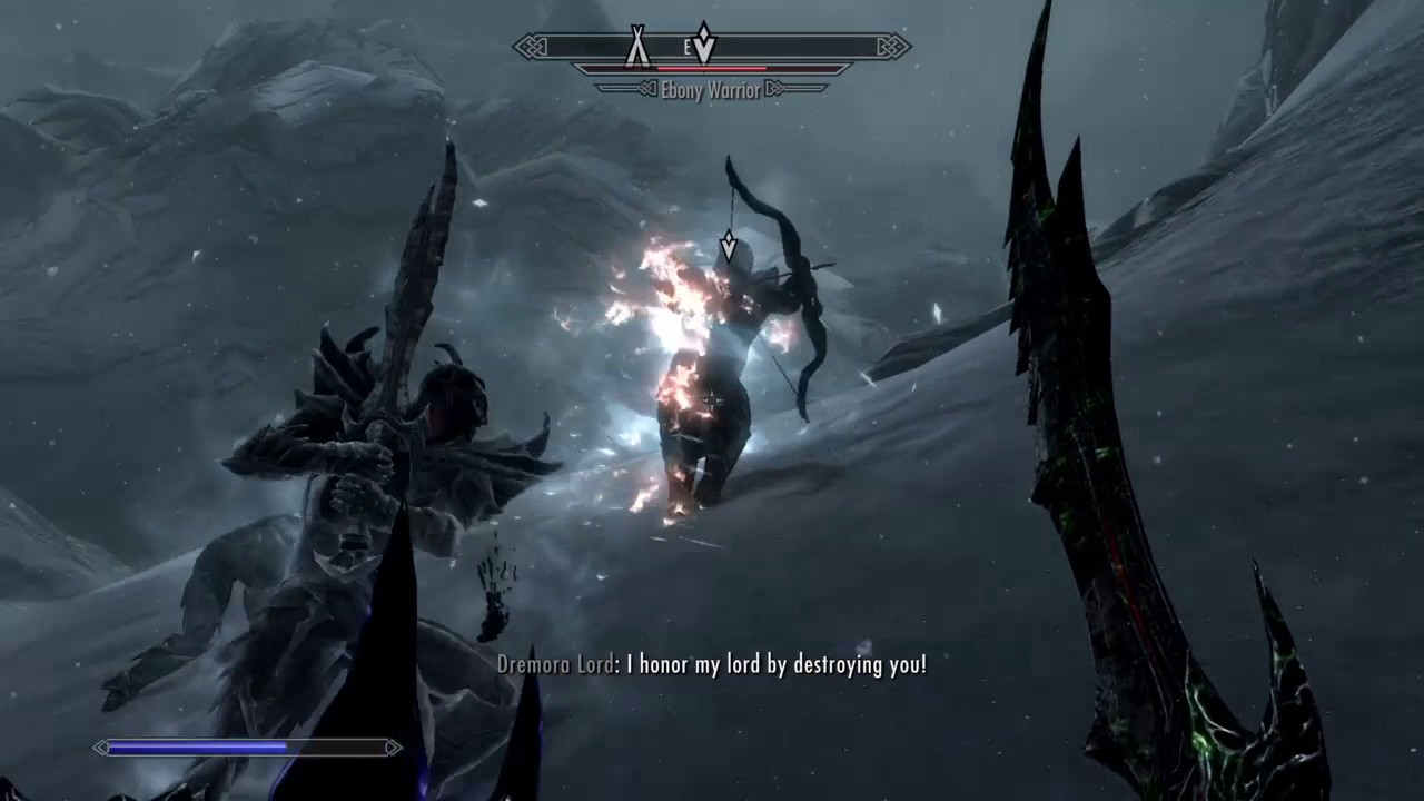 Skyrim: Ebony Warrior Legendary Difficulty Lvl 86