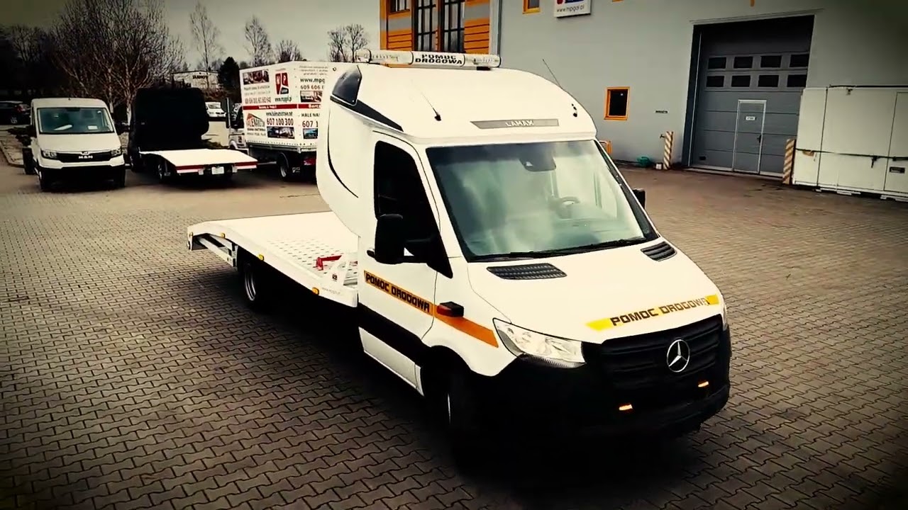 Pomoc drogowa Autolaweta na podwoziu Mercedes Sprinter