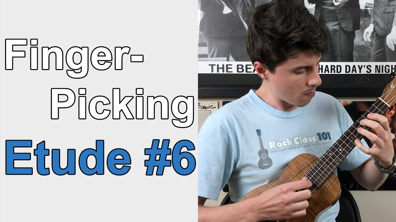 Fingerpicking Etude no. 6 || Diminished Licks in D Minor (Ukulele Lesson)