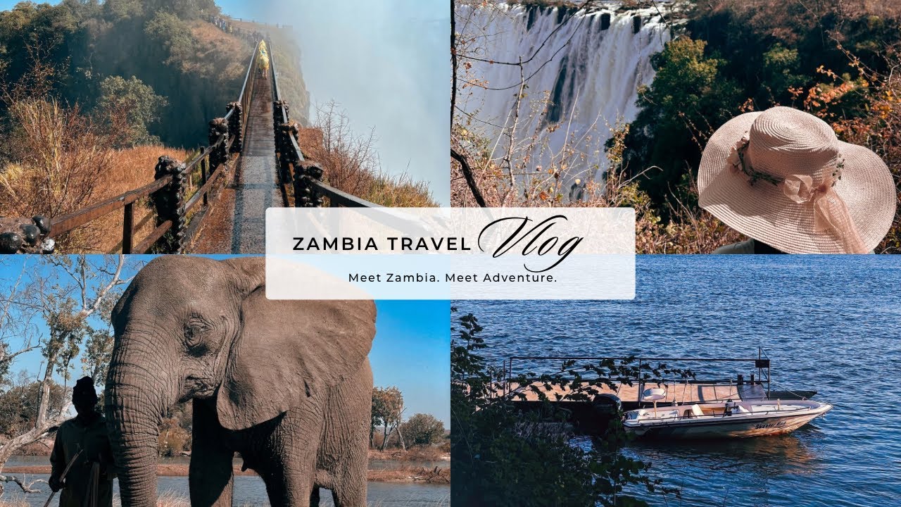 Zambia Travel Vlog| Victoria Falls Tour| Feeding the Elephants| Sunset cruise on the Zambezi River