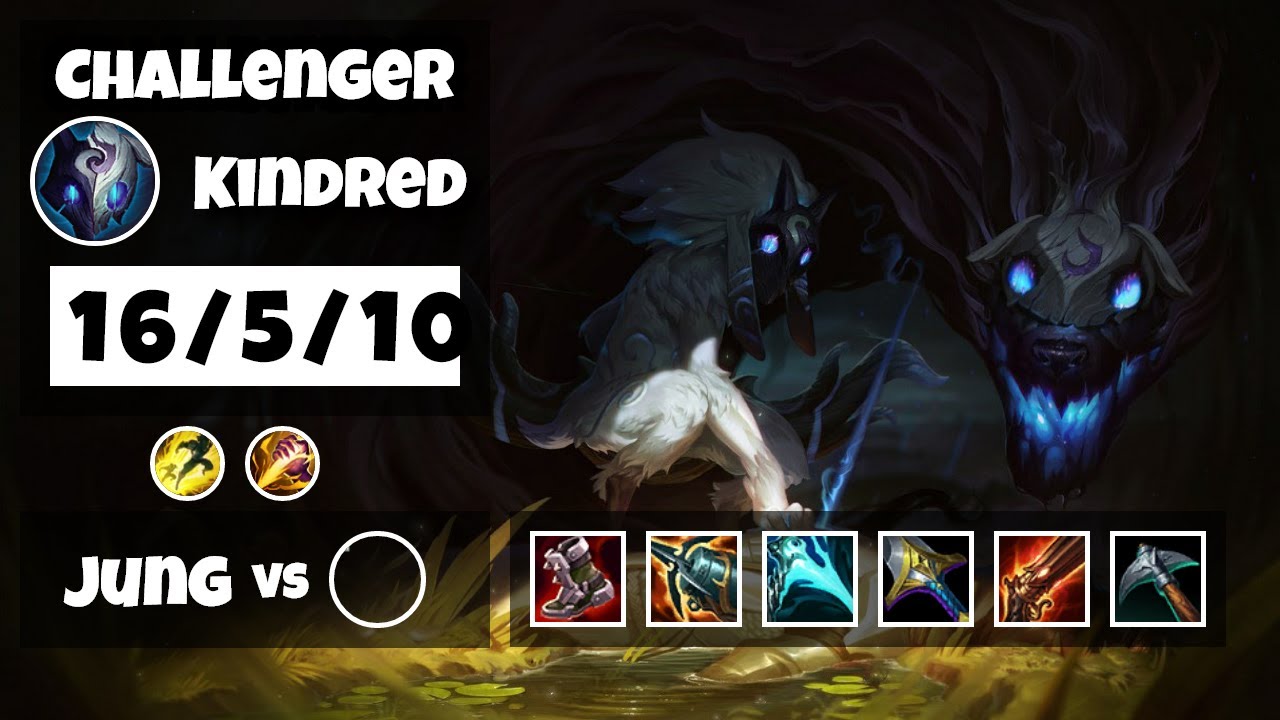Kindred vs Rek'Sai NA Challenger JUNGLE (16/5/10) - v12.1