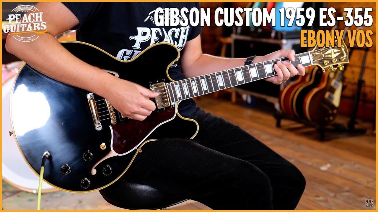 Gibson Custom 1959 ES-355 Reissue | Ebony - VOS