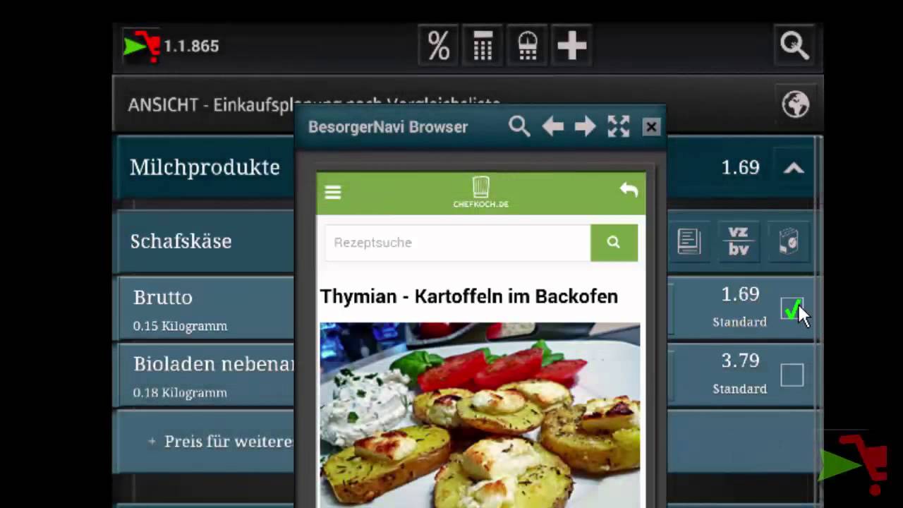 BesorgerNavi 101: Was soll ich kochen?
