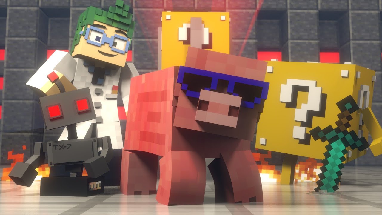 Swag Pig Adventures Ep. 2: Lucky Block MAYHEM! (Minecraft Animation)