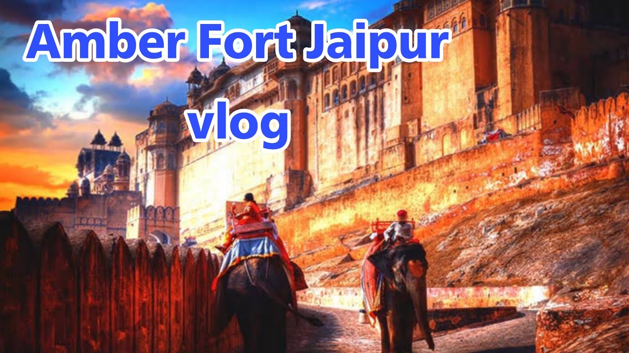 Amer Fort Jaipur vlog| Pink city Jaipur| Amber fort| elephant ride in Jaipur | Jaipur trip |