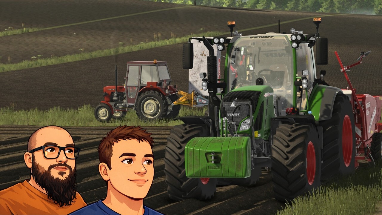 Sadzenie ziemniaków i koszenie trawy, sąsiad na odcinku 🚜🚨 Farming Simulator 25🚨