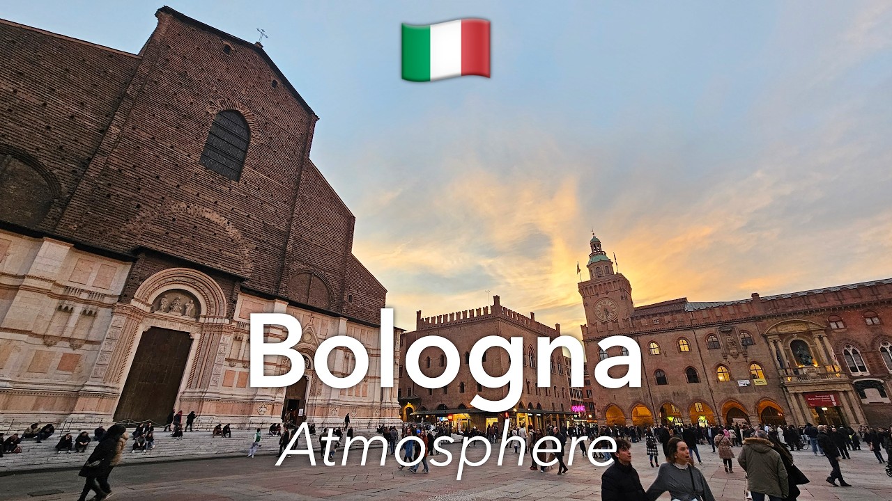 🇮🇹 Bologna City Walk in 4K: Galleries And Towers | Italy