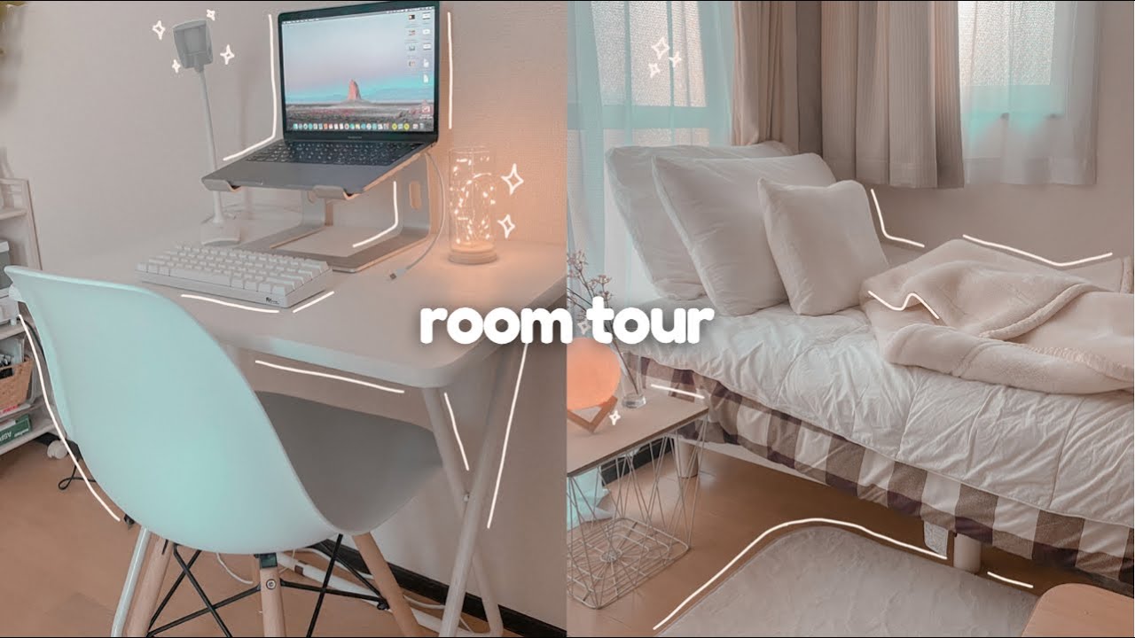 MY SMALL BEDROOM IN JAPAN 🇯🇵 aesthetic, simple and minimalist 🍃