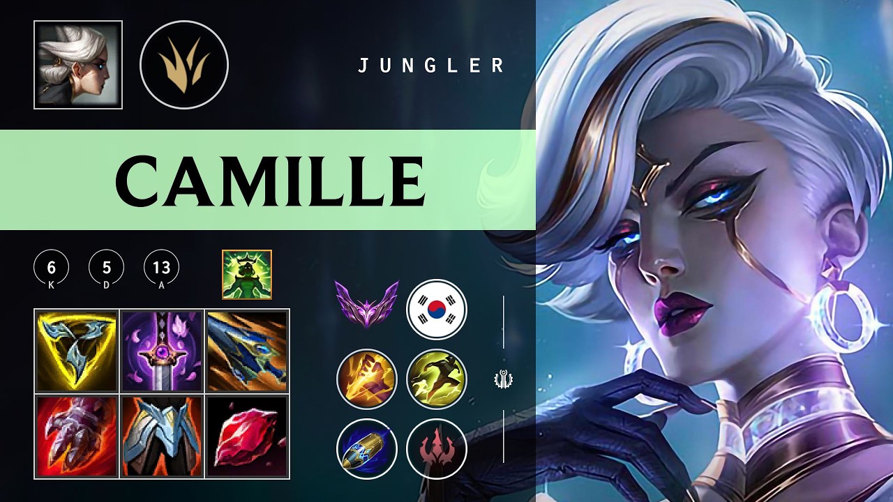 Camille Jungle vs Nidalee - KR Master Patch 26.03