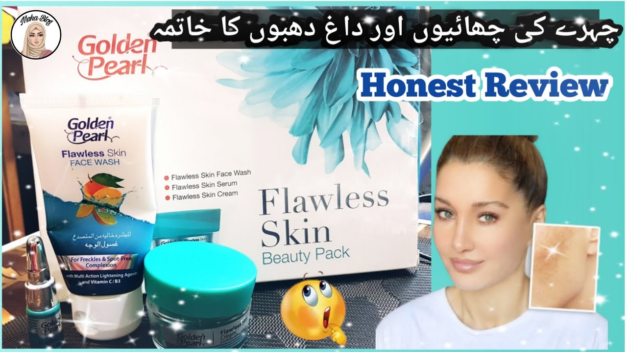 Flawless Skin with Golden Pearl Beauty Pack - Honest Review 100% l Maha Blog