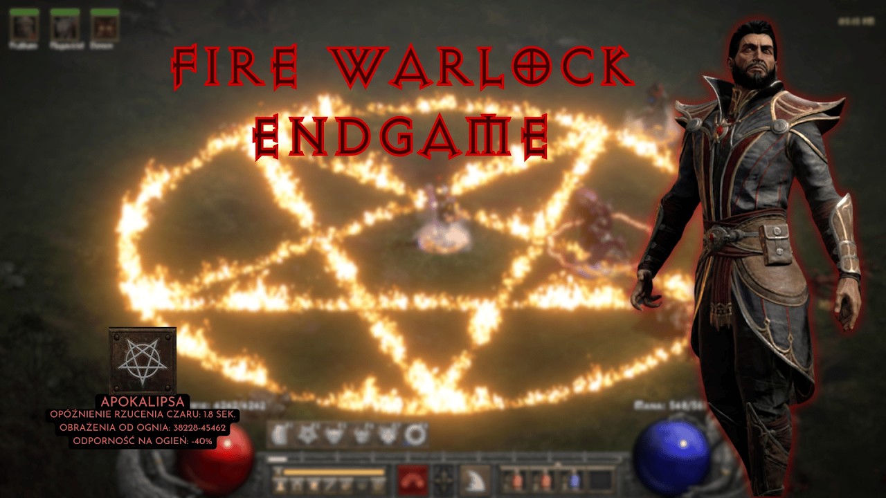 D2R Czarnoksiężnik - Finalna wersja buildu pod ogień, fire warlock