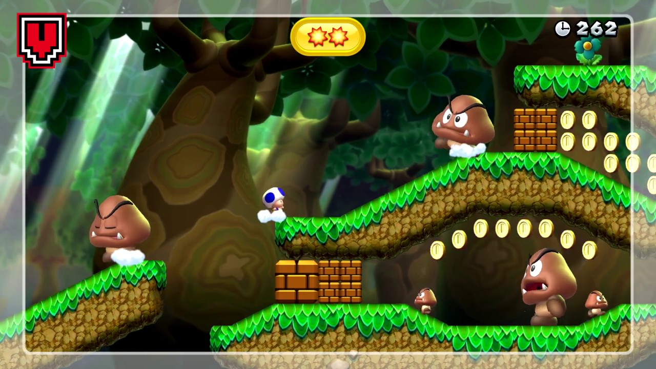 Be Gentle to Giants (Gold medal) // NEW SUPER MARIO BROS U DELUXE walkthrough