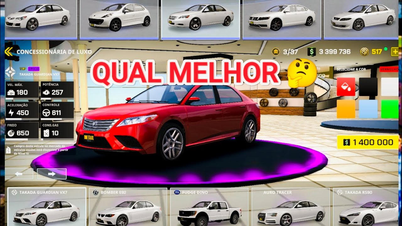 One State RP - QUAL MELHOR CARRO PARA COMPRAR, TUNAR E VENDER?🤔