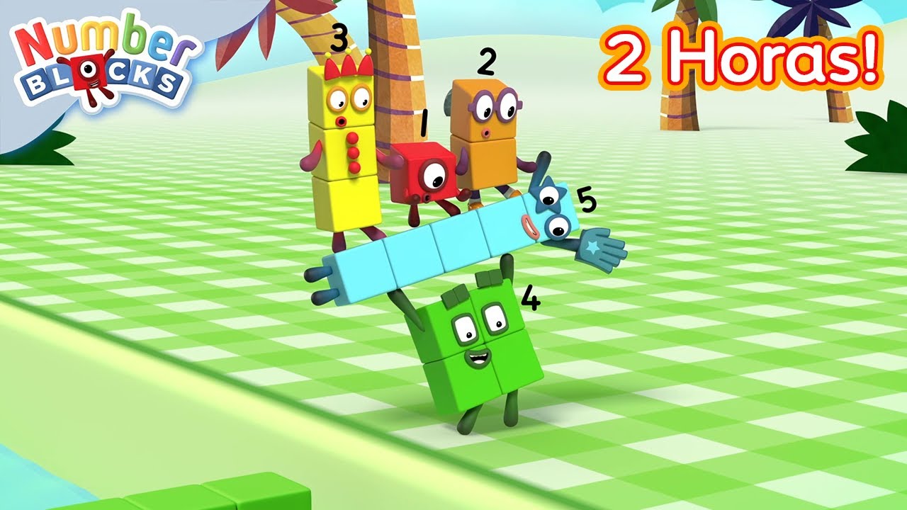 ✨ 2 Horas de Desbloquear Patrones y códigos 💥🔓 | 123 Aprende a contar | Numberblocks en Español