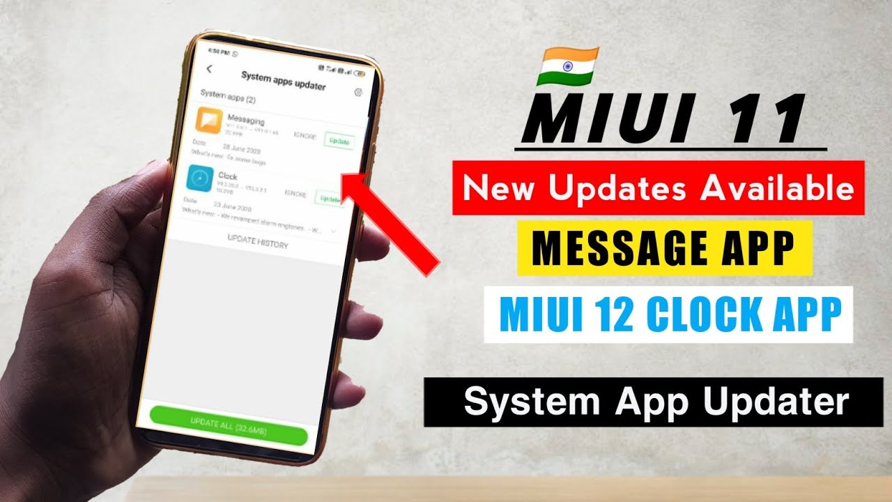 OFFICIAL OTA INDIA UPDATE | MIUI 11 NEW APP UPDATE | MIUI 12 CLOCK UPDATE | NEW MESSAGE APP, MIUI 12