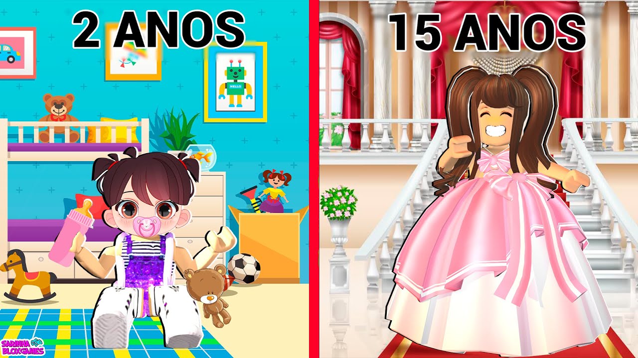 MEU CICLO DE VIDA NO ROBLOX!! Growing Up