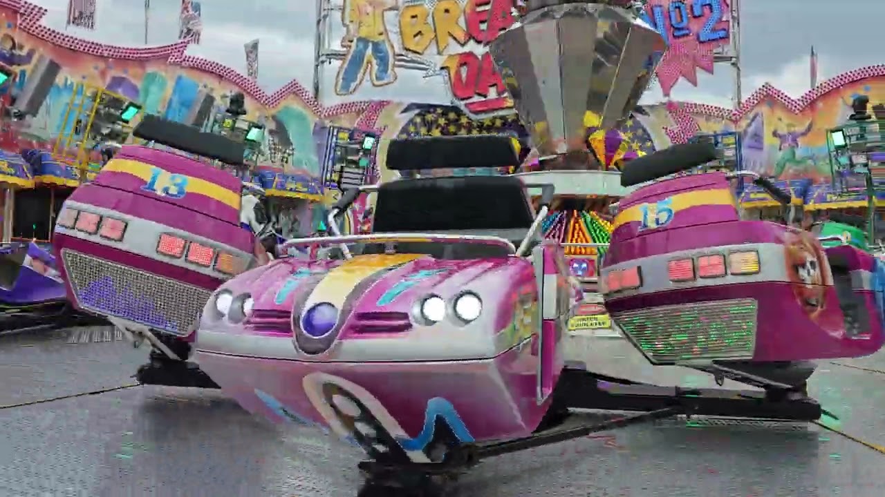 Kirmes Kleve 2023 @ Break Dancer  No.2 - 6×4(Offride/POV)Video (Dreher Vespermann)