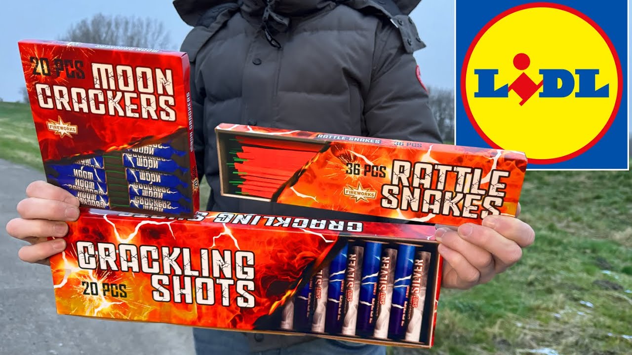 NIEUW VUURWERK VAN DE LIDL AFSTEKEN!