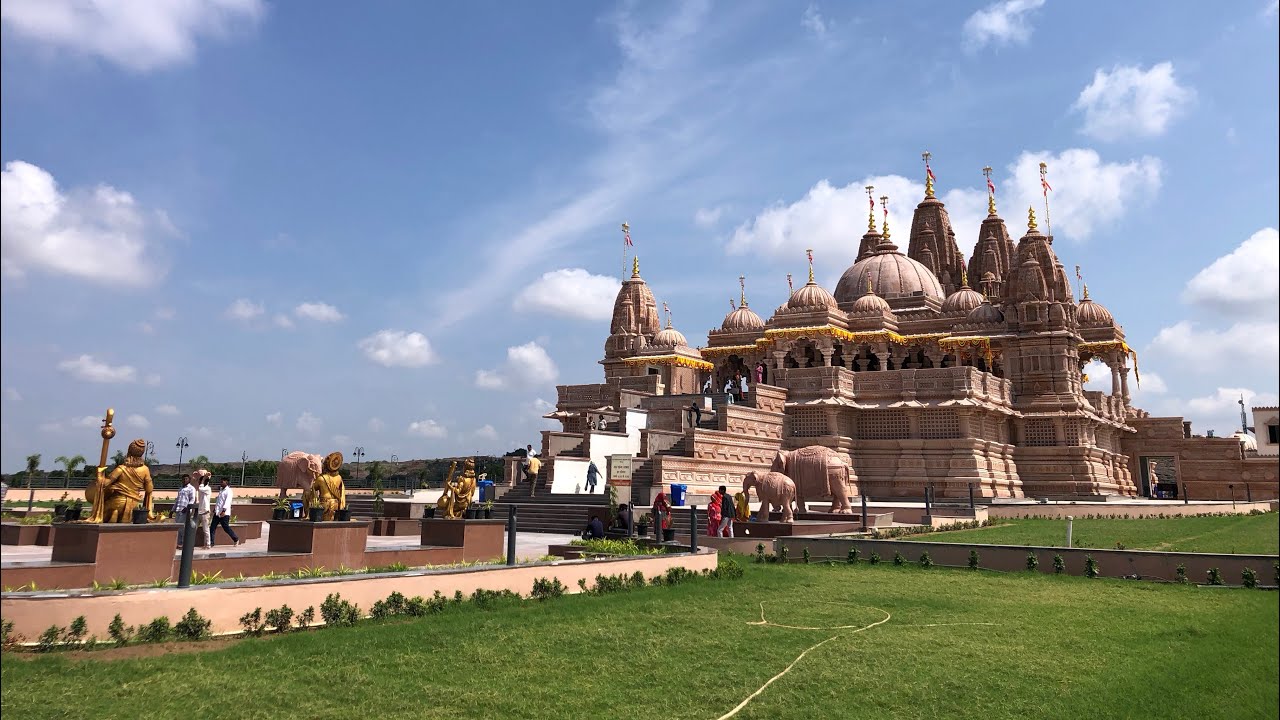 4K Walk India 🇮🇳 | Akshardham Mandir Jodhpur Rajasthan | Peaceful Walking Tour | He's Walkin