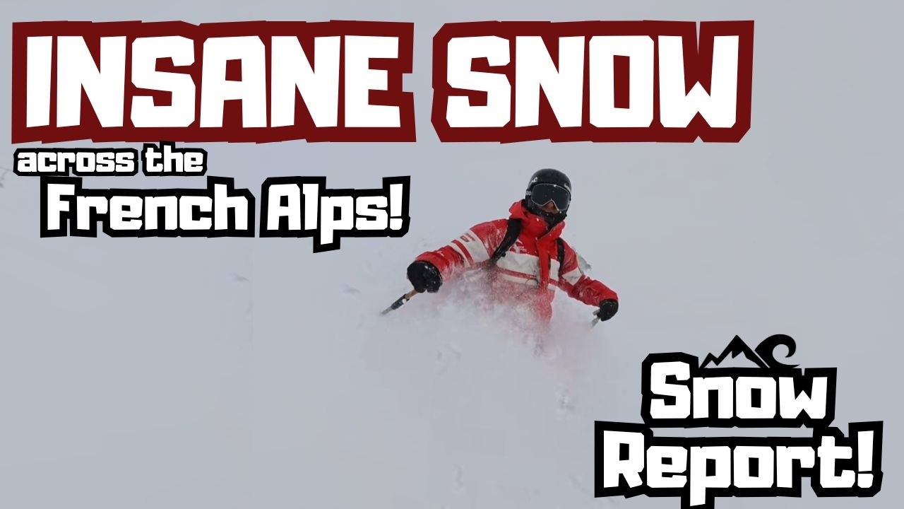 Insane snowfall across France!