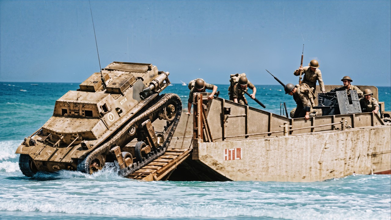WWII North African Campaign in Full Color. Rare Restored Archival Film | Full Video