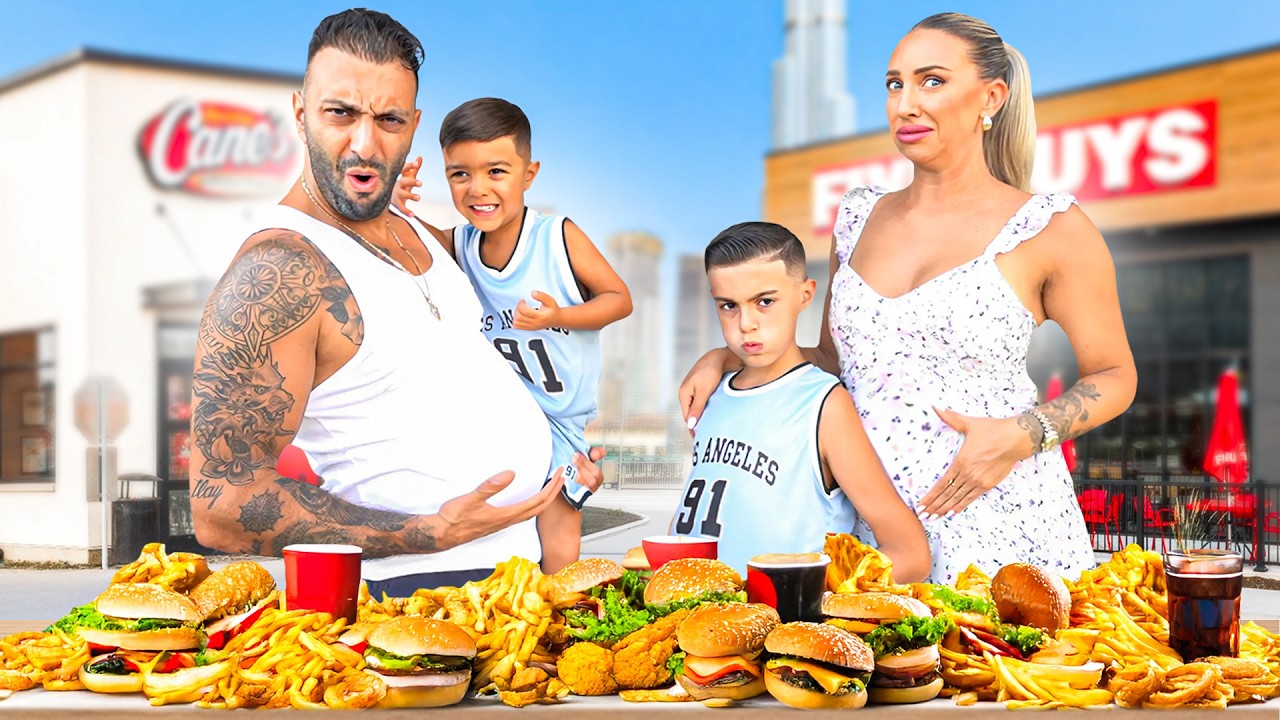 EEN HELE DAG ALLEEN MAAR FASTFOOD ETEN *IN DUBAI* | 
